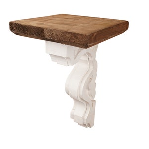 Oak Ridge Farmhouse Corbel Shelf-Rustic-10Wx10Dx17H inches-Wooden Wall Decor-Farmhouse Kitchen-Gorgeous-NEW