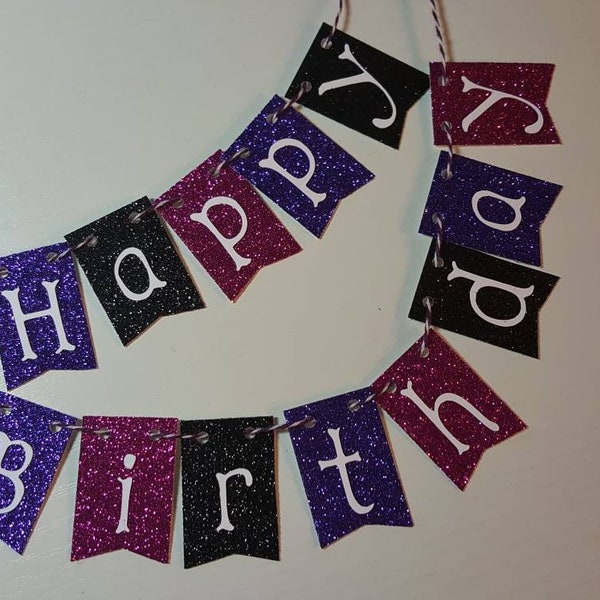 Cake Bunting, "Vampirina", Happy Birthday, Cake Topper, Paper banner