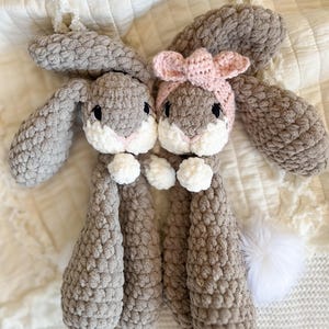 MADE TO ORDER Bonnie Bunny | Bunny Lovey | Bunny Stuffed Animal | Toy Bunny | Bunny | Baby Shower Gift | Baby Gift
