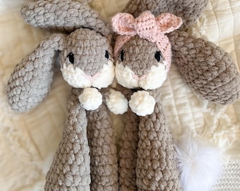 MADE TO ORDER Bonnie Bunny | Bunny Lovey | Bunny Stuffed Animal | Toy Bunny | Bunny | Baby Shower Gift | Baby Gift