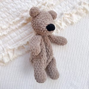 Bear Lovey | Crochet Lovey | Crochet Bear | Crochet Toy Bear