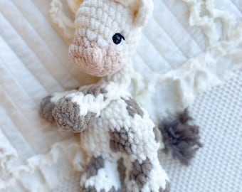 Crochet Giraffe | Giraffe Stuffed Animal | Giraffe Lovey | Kids Toy | Giraffe