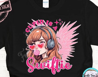 Camiseta de San Valentín con Cupido de Swiftie, camiseta inspirada en San Valentín, camiseta de Cupido, camiseta de San Valentín de Swiftie, camiseta retro de Cupido para chica, camiseta para jóvenes o adultos