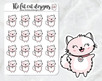 Flora is blij Exclusieve Cat Die Cut en Sticker Sheet