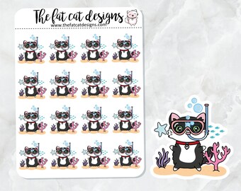 Bud houdt ervan om exclusieve cat die cut en stickervel te snorkelen