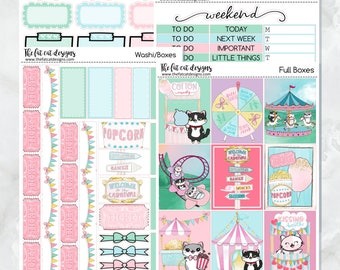 Fun at the Carnival Planner Stickers Standard Weekly Kit