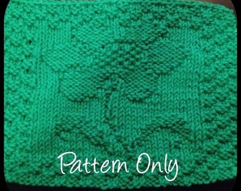 Flower Dishcloth Knitting Pattern