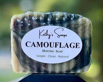Deer Hunting Soap with activated charcoal, scent eliminator,  hunting gift for men and women unscented or pine/cedar essential oil
