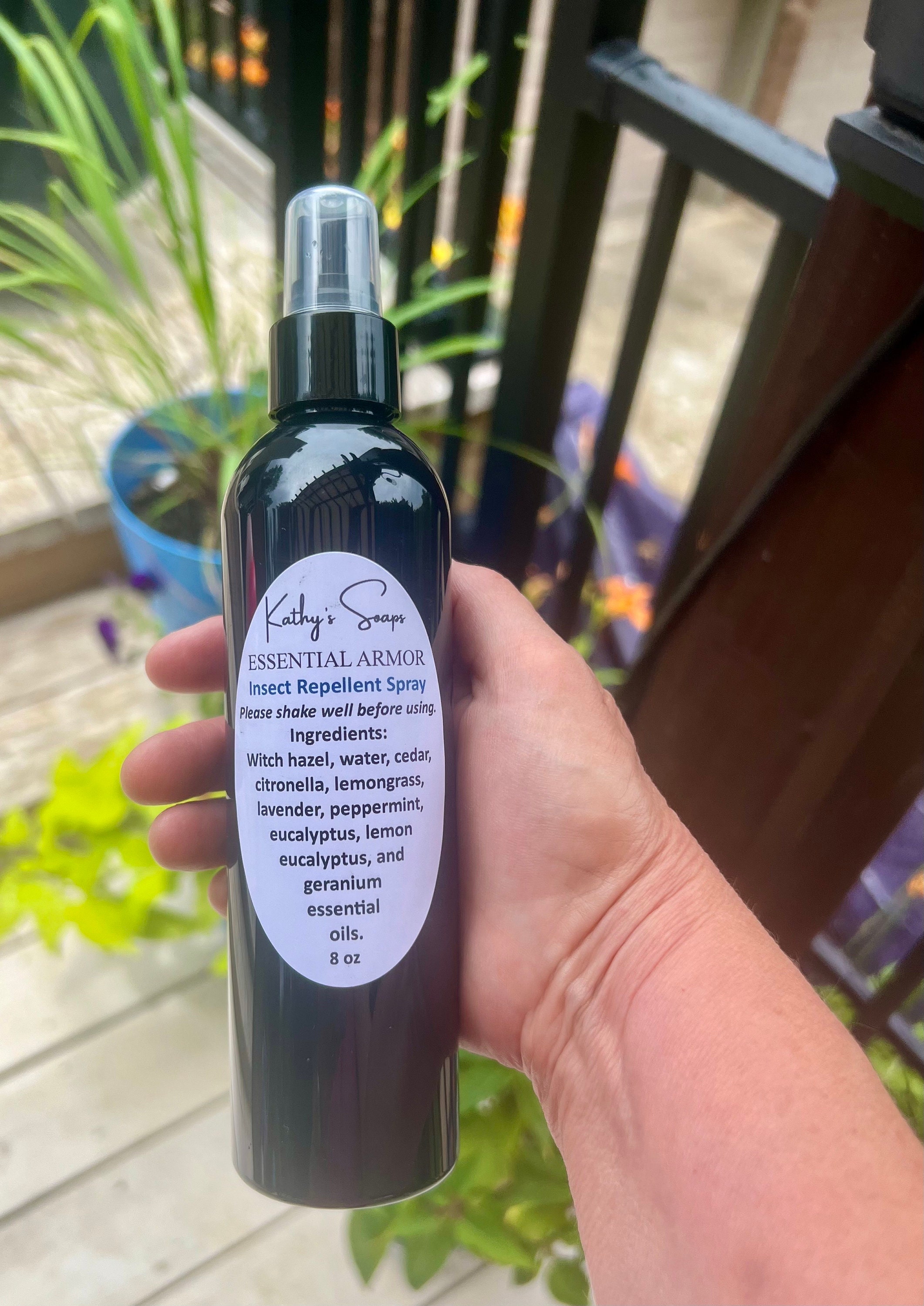 Insect Repellent Spray, 8 Oz Natural Bug Repellent Spray, Mosquito Spray, NO DEET Citronella