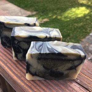 Deer Hunting Soap with activated charcoal, scent eliminator, hunting gift for men and women unscented or pine/cedar essential oil image 6