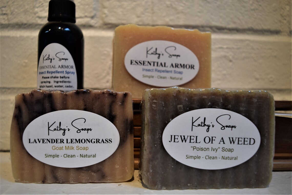 Insect Repellent Soap Set Bug Spray3 Soaps, Mosquito Repellent Soap & Bug Spray, Mosquito Spray