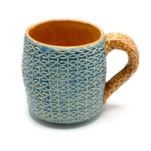Hand Built Ceramic Mug, Handmade Pottery Mug, Colorful Mug, Tea Cup - Etsy