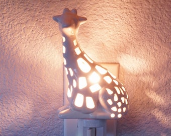 White Giraffe Night Light
