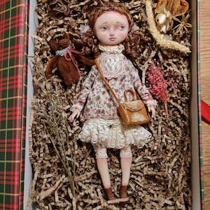 Art doll, handmade doll, artist doll, sculpted doll