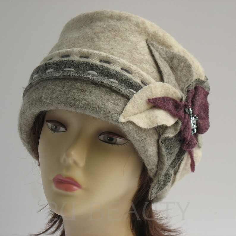 Minimalist Beanie wool white hats Winter hat for women ...