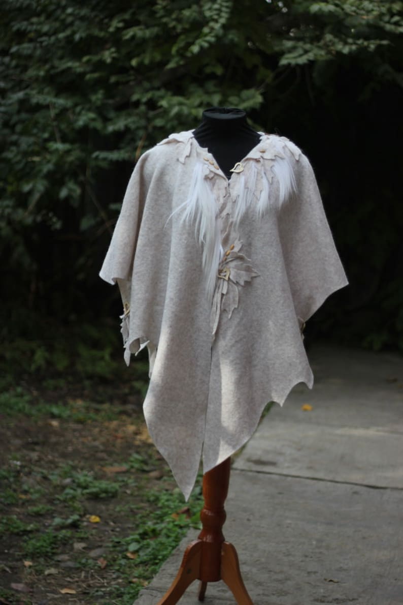 Fulled wool vest Exclusive handmade clothing Plus size Wearable art Beautiful Boho Dress Trendy warm wool vest womens festival clothing