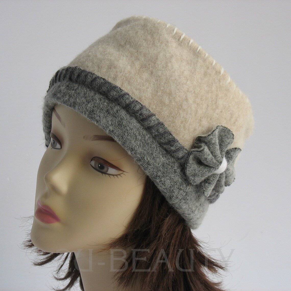 Mini Beanie Hat Small Wool Beanie Hat Mini White Beanie Tiny Etsy