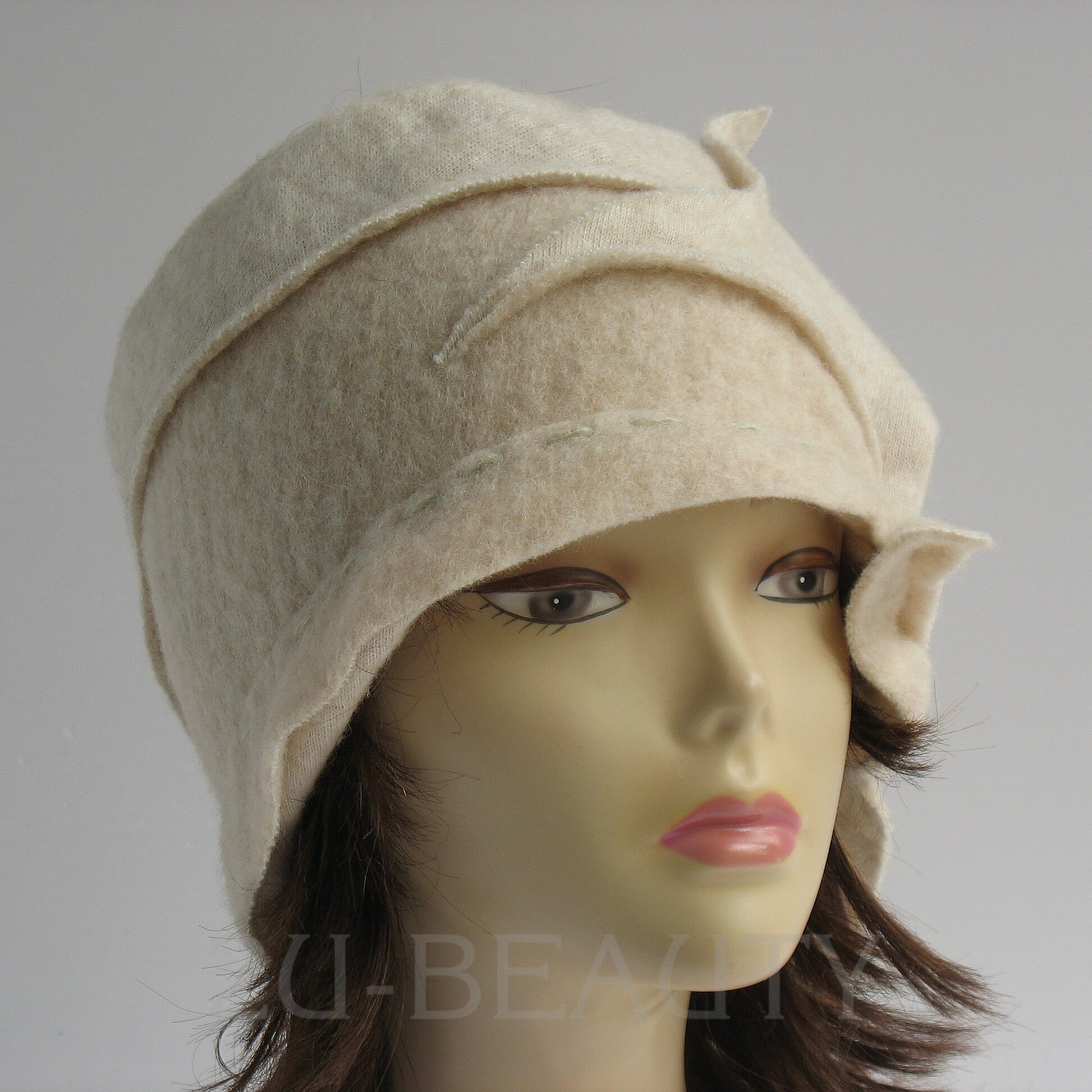 Womens Winter Hat Flapper Hat Designer hat Felted hat Wool Etsy