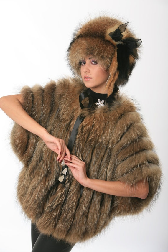 womens fur wrap