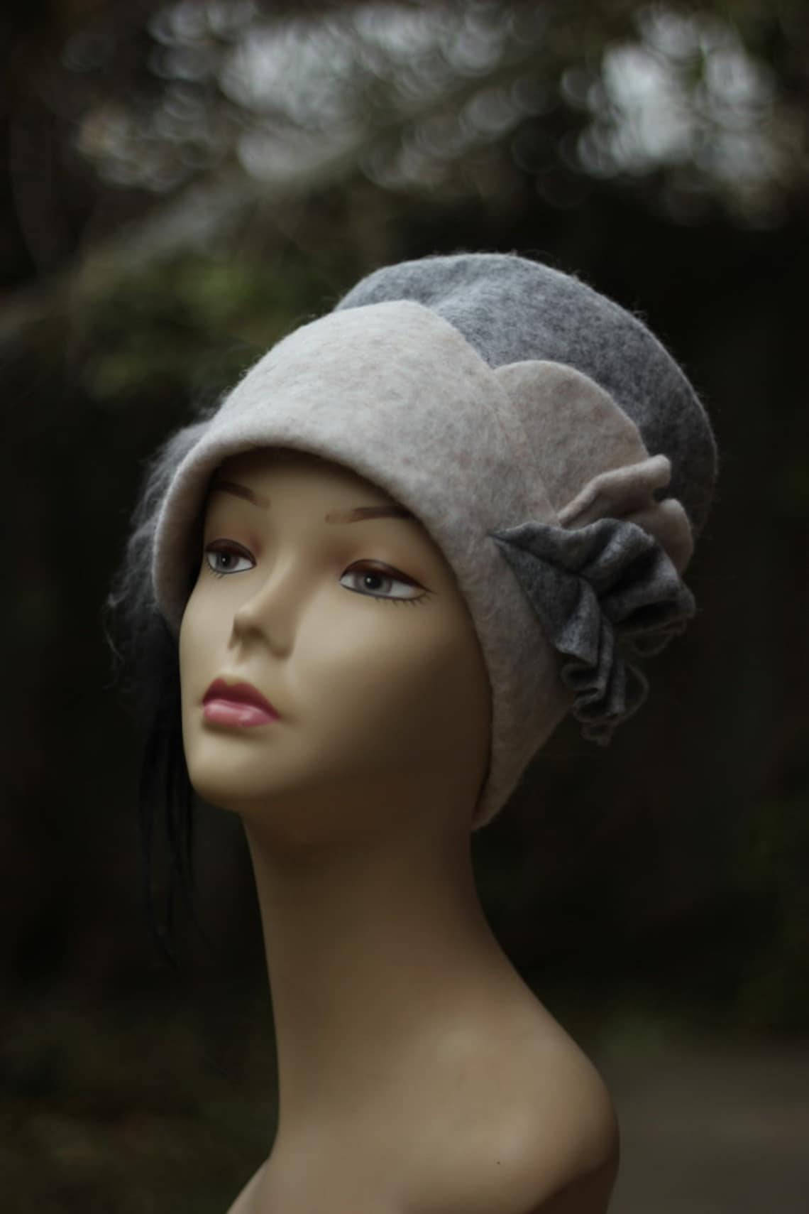 Handmade Felt hats Winter Hat Unique Felt Hats Millinery hat Etsy