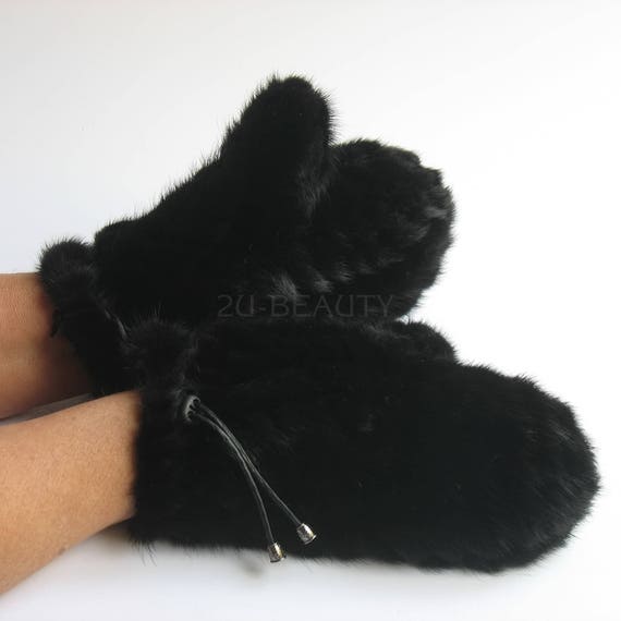 mink mittens