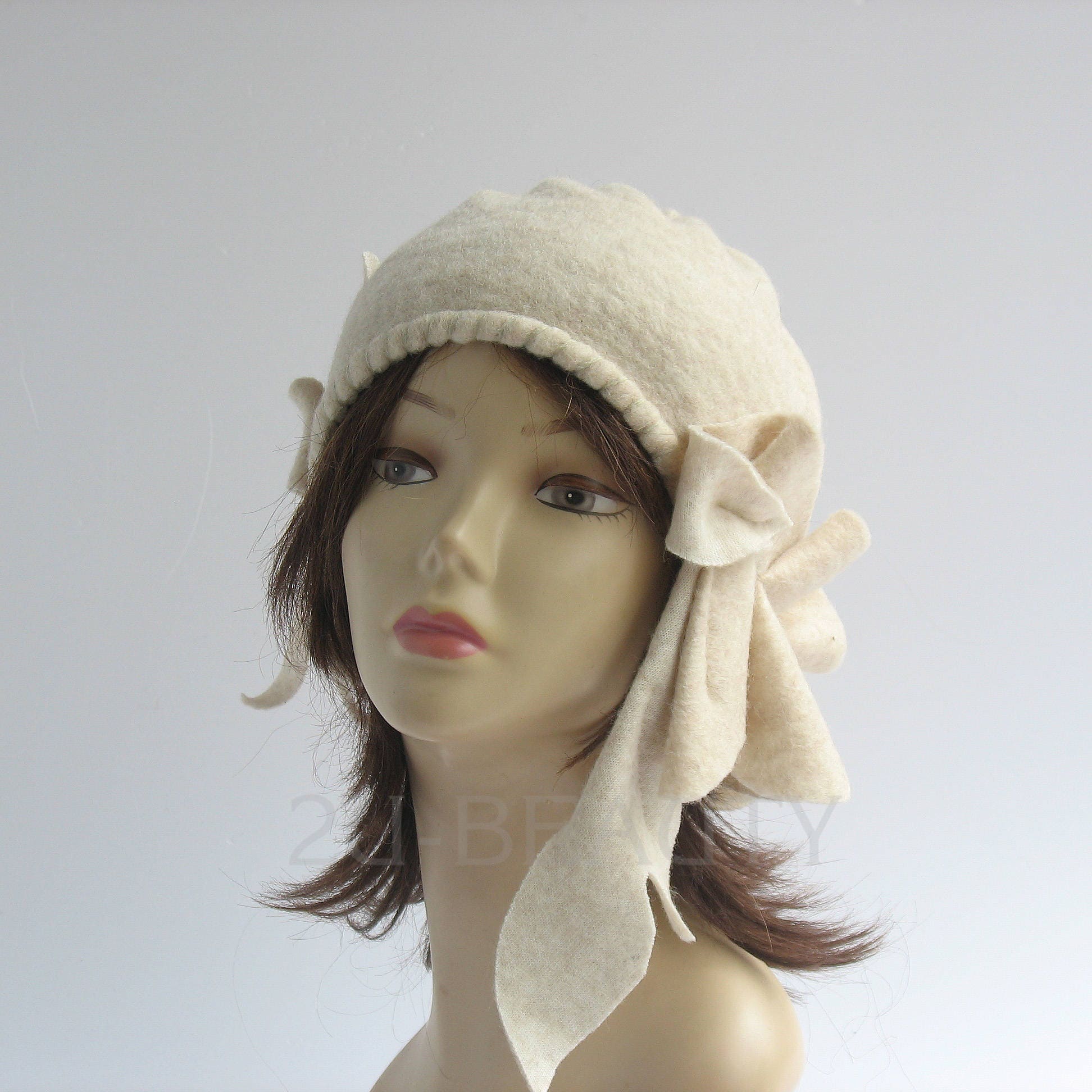 Felted ladies hat Felt wool hats Embellished felt hat Womens Etsy