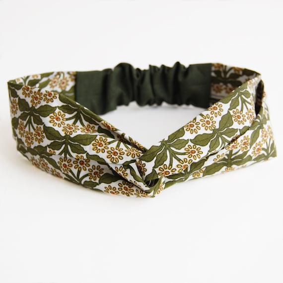 Flower hair bandeaux fabric flowers elastic headband suede band floral hairband
