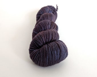 Hand dyed sock yarn, fingering weight, High Twist 75/25 superwash merino wool/nylon - 'Colourplay 161121-3' kettle dyed Romulus Sock yarn