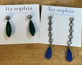 TWO Pairs of Lia Sophia NWT Dangle/Drop Earrings!!