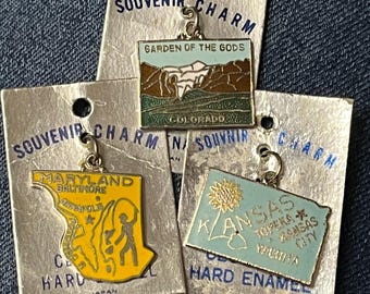 ONE Enamel Souvenir Charm on original card!