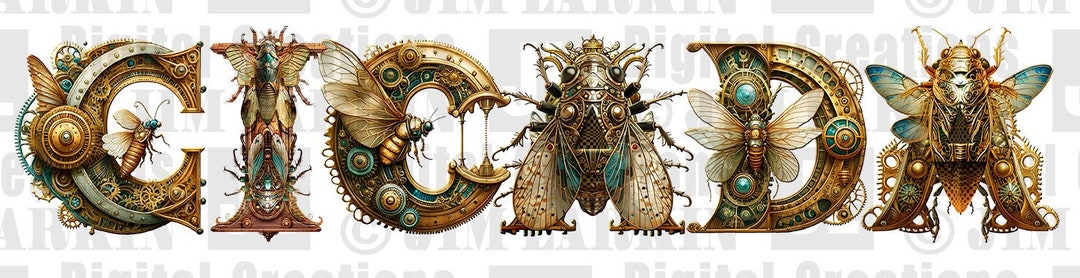 CICADA Title Art - Etsy