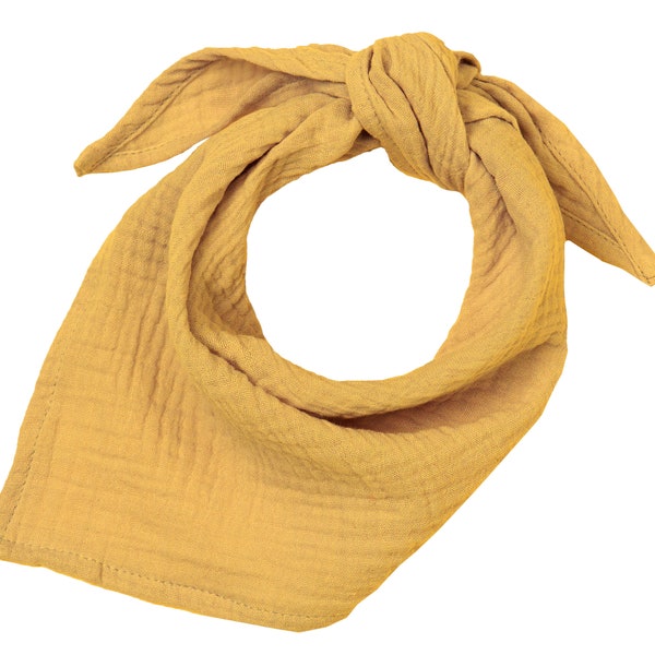 Musselin Triangle Cloth Baby Yellow