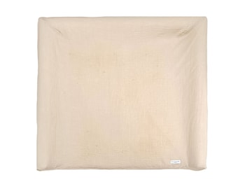 Muslin cover in beige for changing mat  changing mat Vädra 74x80 cm by IKEA  handmade in Germany and OEKO-TEX® Standard 100 certified
