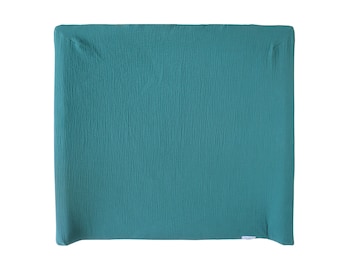 changing pad cover muslin green for changing pad Vaedra 74x80 cm by IKEA  handmade in Germany and OEKO-TEX® Standard 100