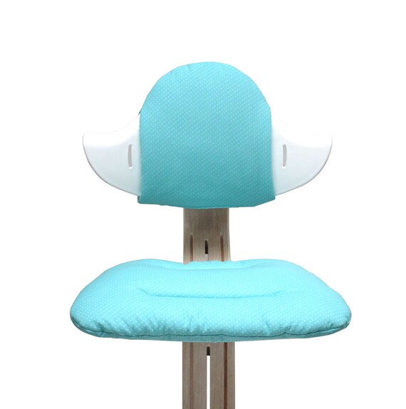 turquoise high chair