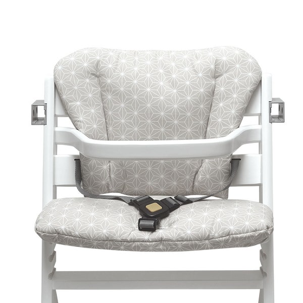 Timba Set de coussins d'assise Enduit - Happy Star  Beige pour Chaise haute Safety 1st