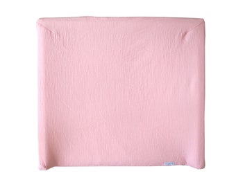 changing pad cover muslin in blush pink for changing pad Vaedra 74x80 cm by IKEA  handmade in Germany and OEKO-TEX® Standard 100 certified