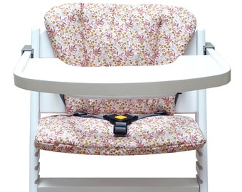 Set di cuscini per seggiolone Timba, colore: rosa, beige, per seggiolone Bebeconfort