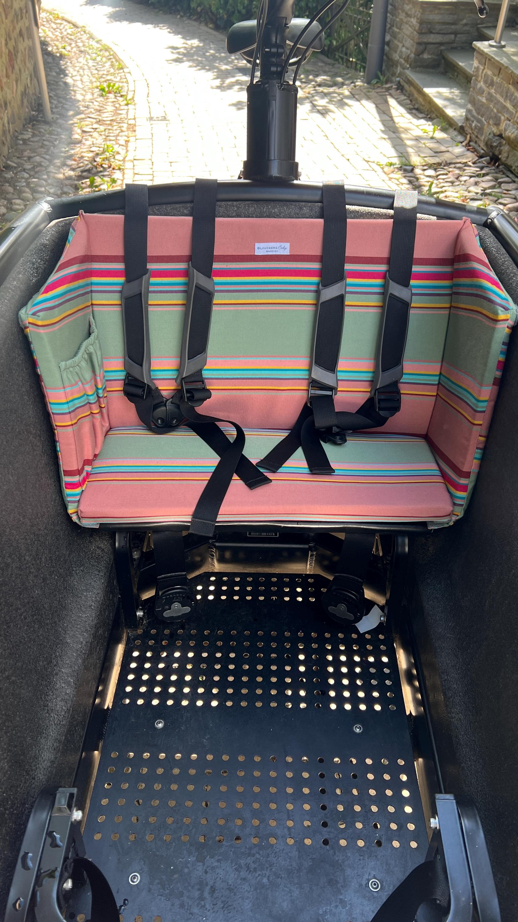 Blausberg Lastenrad Kissen Urban Arrow - Wetterfestes Sitzpolster Für Kinder