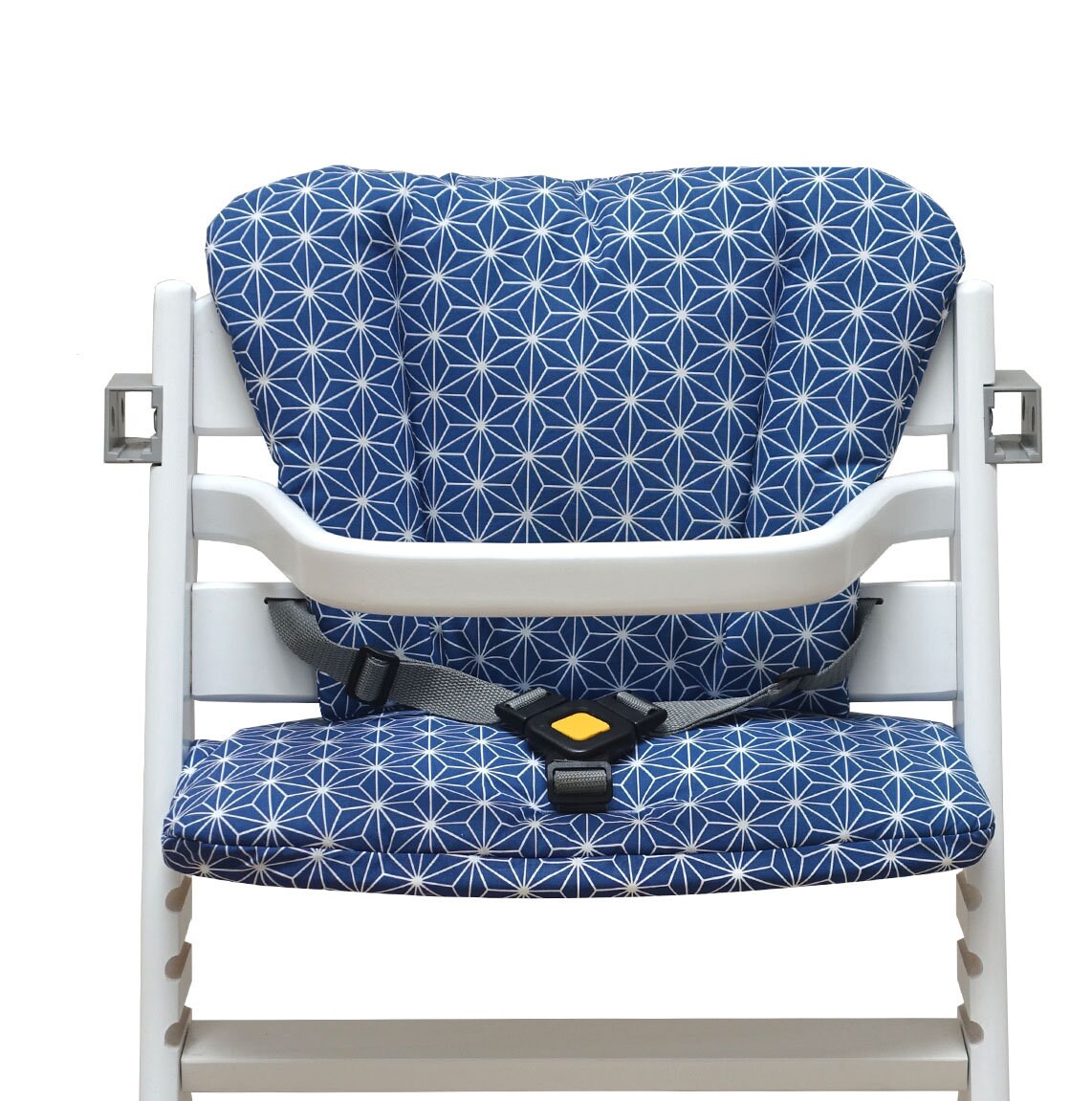 Chaise Haute évolutive Safety 1st Timba - En Bois Avec Coussin Petrol Blue, De 6 Mois à 10 Ans
