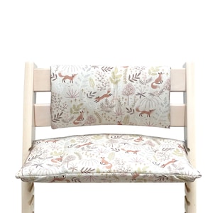Cushion set Junior compatible with / only fits on the Tripp Trapp high chair of Stokke -  Fox Beige