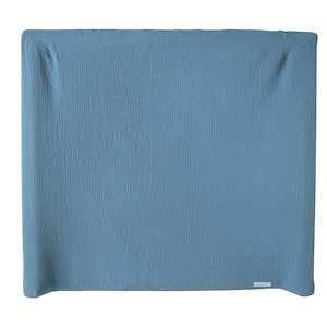 IKEAのVädra 74 x 80 cm 交換マット用カバー（モスリン コーンフラワーブルー）