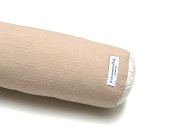 Wickeltischumrandung aus Musselin in verschiedenen Längen (60-200 cm) - Beige