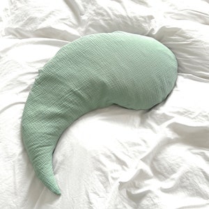 セラライン イニー用のモスリン製授乳枕カバー (135 cm x 35 cm)