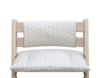 Coussin de siège LAVABLE Tripp Trapp Junior Set Happy Star Beige