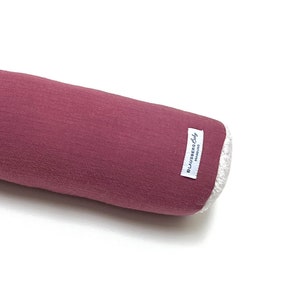 Changing table border made of muslin in various lengths (60-200 cm) - plum