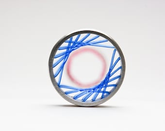 Flexible Ring in Blau