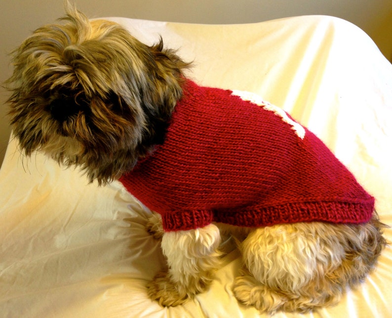 Monogrammed Pullover Knit Dog Sweater Customknit with Etsy
