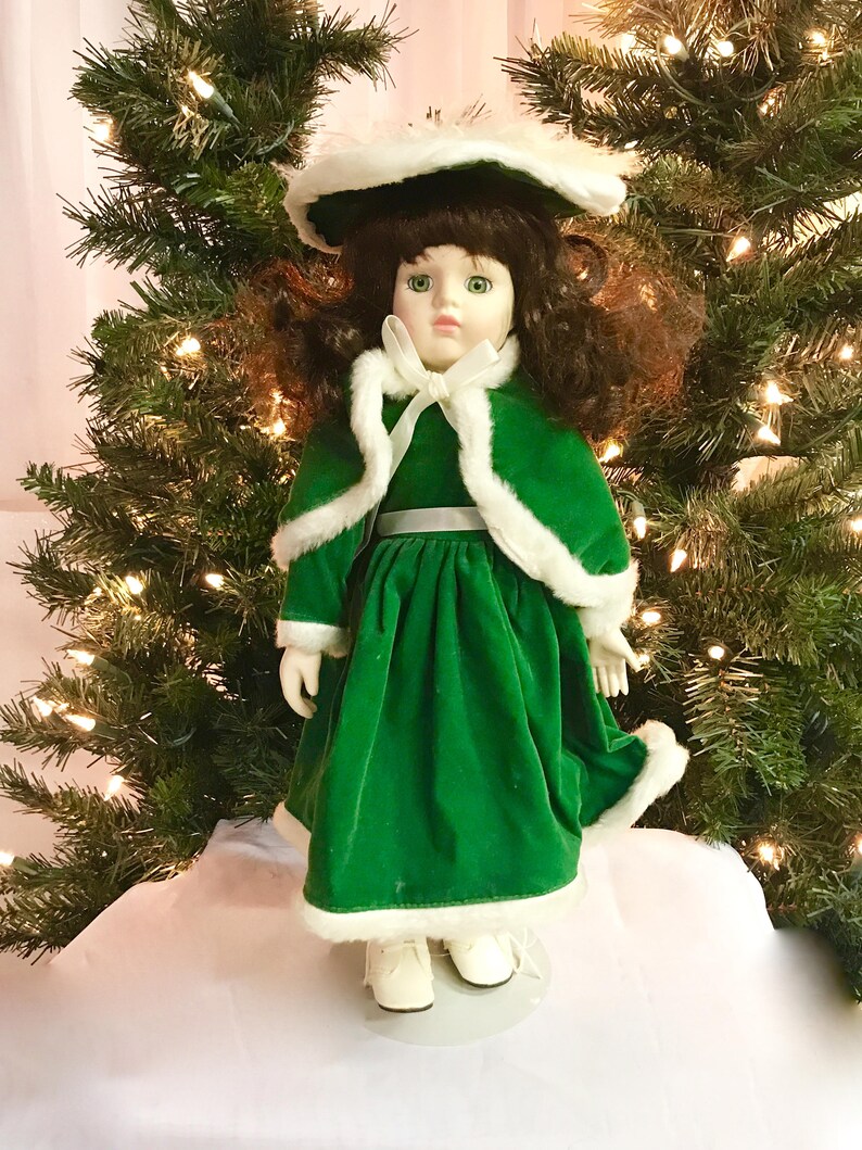 christmas around the world porcelain dolls