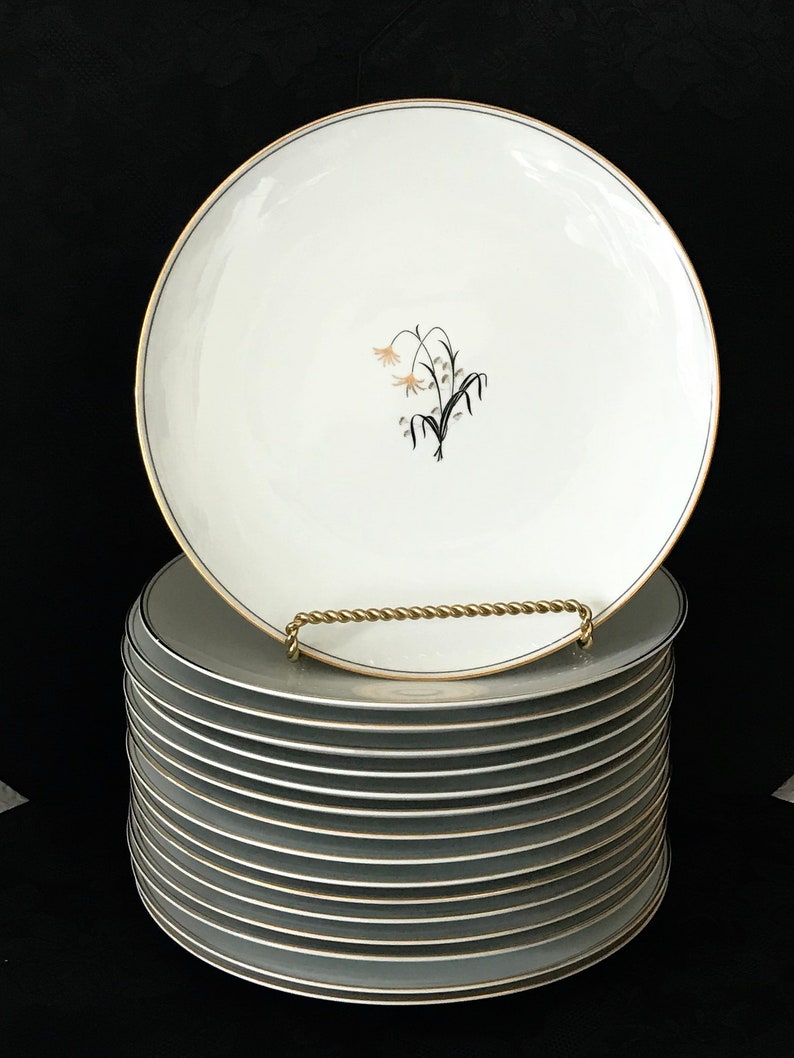 Noritake assiettes de dîner modèle vintage Diana vaisselle de Etsy